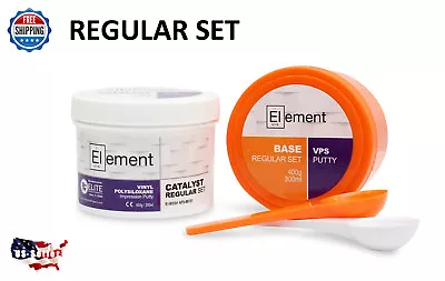 ELEMENT PUTTY REG Set VPS PVS Dental Impression 300 ML Base & Catalyst NO BOX • $54.99