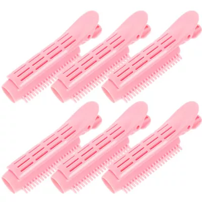  6 Pcs Big Hair Rollers For Volume Root Fluffy Clip Clips Gems Women Hairpin • £9.85