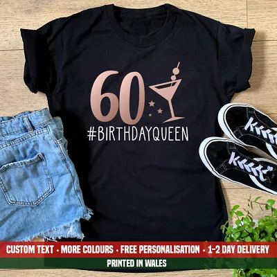 Ladies 60 Birthday Queen T Shirt Funny 60th Birthday 1962 Mum Party Gift Top • £13.99