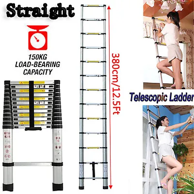 Aluminium Ladders Telescoping Multi-Purpose Extension Folding Step Ladder • $77.20