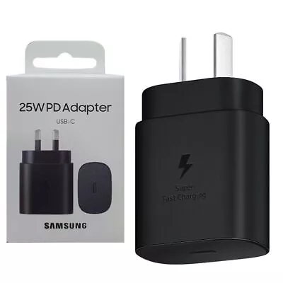 Samsung 25W PD USB Type C Fast Wall Charger Plug Adapter Galaxy A15 A52 A25 A05S • $34.99