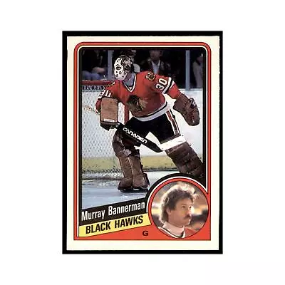 1984 O-Pee-Chee Murray Bannerman Chicago Blackhawks #32 • $2.75