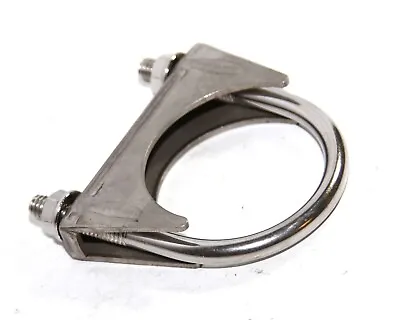 1 Piece 2.25  Exhaust Tail Pipe Stainless Steel U Bolt Muffler Clamp • $10