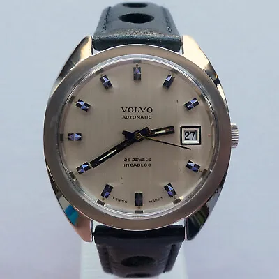 Volvo Vintage Classic Driver Pilot Sport Car Accessory Bauhaus Mechanical Watch • $519.20