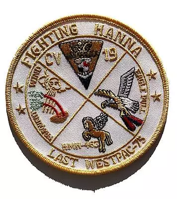 USS Hancock CV-19 Last Westpac-75 Patch – Sew On • $13.99