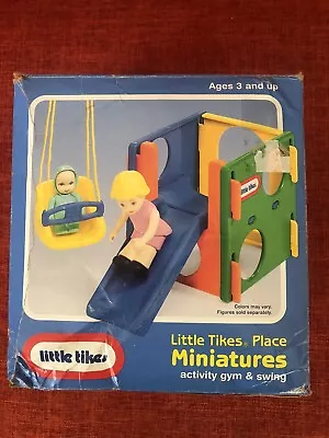 Vintage Little Tikes Dollhouse Jungle Gym  Playground Cube W/Dollhouse Swing NIB • $59.99