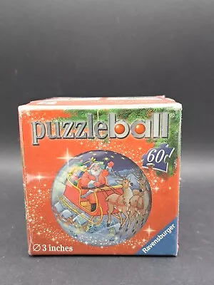 Christmas Band & Tree Puzzle Ball 3D  Ornament Ravensburger 60 Pcs 3  2011 NIB • $9.95