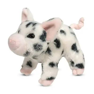 LEROY The Plush SPOTTED PIG Stuffed Animal - By Douglas Cuddle Toys - #1541 • $11.45