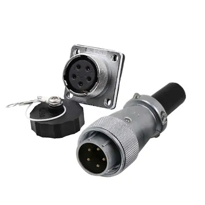 2P - 12P WS20 Waterproof Aviation Connector Plug/Socket 2P 3P 4P 5P 6P 7P 9P 12P • $6.59