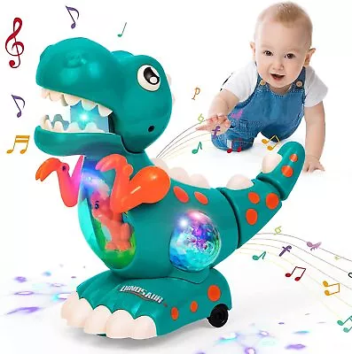 Dinosaur Musical Toddler Toys Gifts For 1-5 Year Old Kids With Music & Lights • £9.99