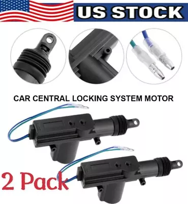 2PCS Universal 2 Wires 12V Car Auto Motor Heavy Duty Power Door Lock Actuator • $9.86