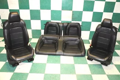 15' Mustang GT Coupe 50th Ann Black Leather OEM Power Heat Cool Buckets Backseat • $787.54