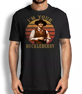 I'm Your Huckleberry Vintage T-shirt Doc Holiday Tombstone Graphic Tee Shirt • $19.99