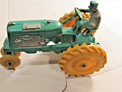 Vintage Auburn Rubber Tractor 1950s No.572 Allis Chalmers WC Style Green Yellow • $39.95