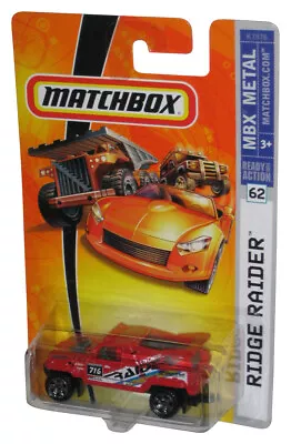 Matchbox MBX Metal (2007) Red Ridge Raider Toy Car #62 • $10.98