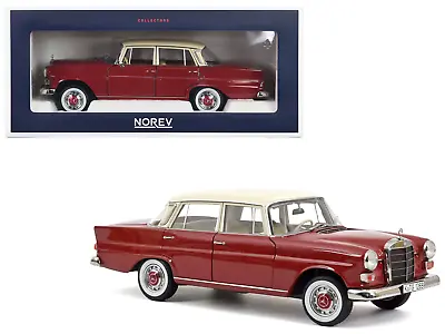 1966 Mercedes-Benz 200 Red With Beige Top 1/18 Diecast Model Car • $210.95