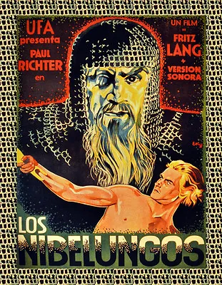 Designer Decoration Poster.Nibelungos Vikings Art Movie.Home Room Decor.q213 • $57