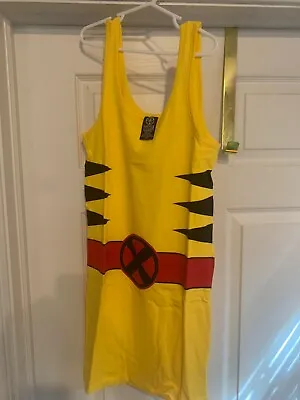 New Officially Licensed Marvel Wolverine Costume Tank Dress Adult Size Small • $24.99