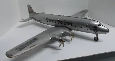 Vintage Lrg MARX Pressed-Metal Pan Am Commercial Airplane W/ Working Propellers • $245.95