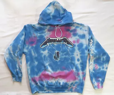 Metallica Ride The Lightning Tie Dye Hooded Sweatshirt  • $40