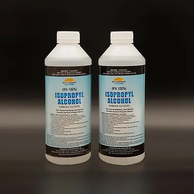 2x1L Isopropyl Alcohol Isopropanol 100% Airbrush Cleaner IPA Rubbing Alcohol • $22.50