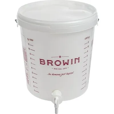 Fermentation Bucket 15 L Container With Tap And Lid Beer Wine Making • £12.99