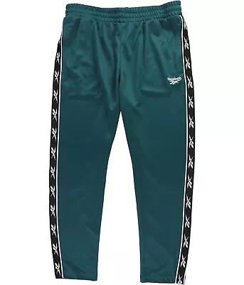 Reebok Mens Vector Tape Athletic Track Pants Green Large • $41.15