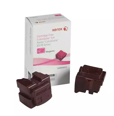 Genuine Xerox 108R00932 Magenta ColorCube Twin Pack A- Ink • £97.26