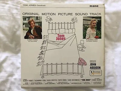 £23 • Buy TOM JONES OST 1963 LP MONO LAMINATED FLIPBACK ULP1062 John Addison 