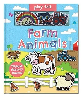 Play Felt Farm Animals (Soft Felt Play Books) By Ranson Erin Book (BX133) • £5.70