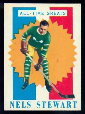 1960-61 TOPPS HOCKEY NHL #5 Nels Stewart HOF EX+ All-Time Great Maroons Bruins • $67.99