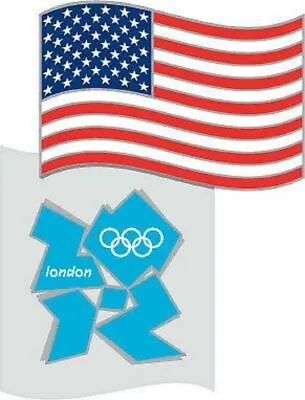London 2012 Olympics US Flag Official Commemorative Pin • $9.50
