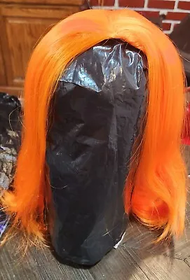 Elura Spectrum Trading Co. Medium Long Orange Wig Modacrylic Fiber One Size • $21.99