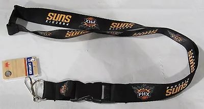 NBA Phoenix Suns Logo On Black Lanyard Detachable Buckle 23 X3/4  By Aminco • $9.49