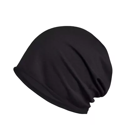 Men Unisex Cotton Stretch Beanie Hat Summer Baggy Slouchy Driving Cycling Cap • $9.95