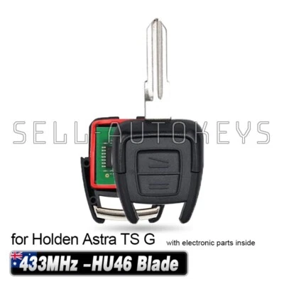 For Holden ASTRA H 2005-2009 2 Button Complete Remote Control Key Fob HU46 Blade • $29.52