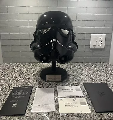 Star Wars Master Replicas LE Shadow Stormtrooper Helmet CS Exclusive 137/500 NR! • $1850