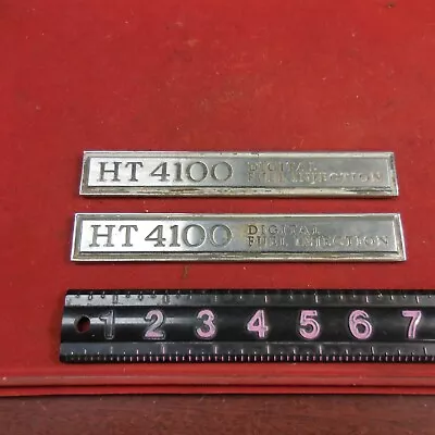 Vintage Cadillac Eldorado Chrome HT 4100 Digital Fuel Injection Emblem • $35