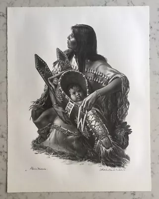 Charles Banks Wilson Pencil Signed Lithograph Print Plains Madonna 1977 • $1274.96