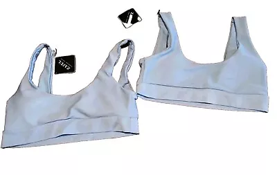 Lot 2 Zaful Forever Young Bikini Top Size (4) - NWT Powder Blue  Pullover Padded • $10