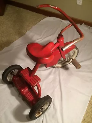 Vintage 1960’s Murray Two Step Tricycle - Red - Child’s Pedal Toy - Very Solid • $59