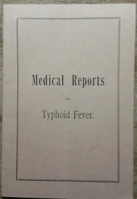 C1890 Medical Reports On Valentine's Meat Juice Typhoid Quack Medicine Booklet • $35