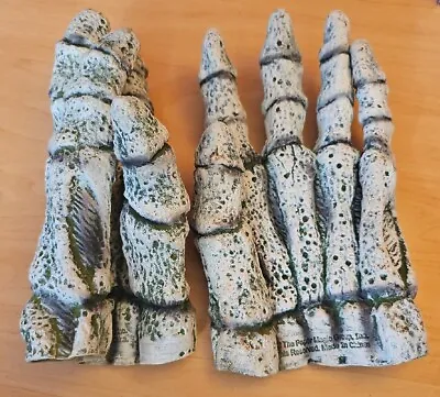Skeleton Mummy Hands Latex Gloves Halloween Prop Costume Paper Magic VTG 2002 • $26.36