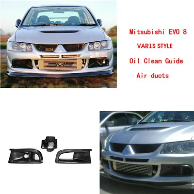 VRS Style FRP Oil Clean Guide & Carbon Fiber Air Duct Kits For Mitsubishi EVO 8 • $444.60