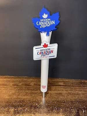 Molson Canadian Light Premier Lager Beer Tap Handle Maple Leaf 12.5” Inches • $34