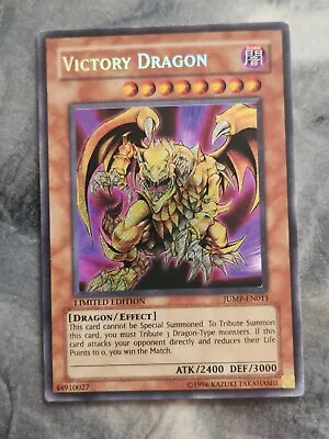 Yugioh Victory Dragon Secret Rare Limited Edition Holo JUMP-EN011  • $49.99