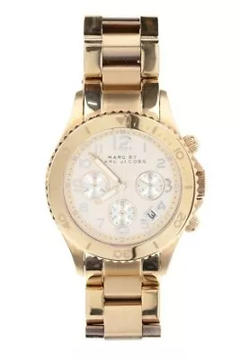 Marc Jacobs Women's MBM3156 'Rock' Rose Tone Stainless Steel Watch 133899 • $109.65