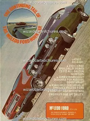 1974 Ford Xb Falcon Gt 351 Hardtop A3 Poster Ad Sales Brochure • $14.85