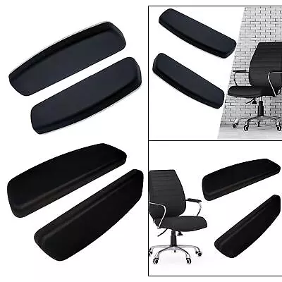 2x Office Chair Replacement Arm Rest Easy To Install Replace Parts With Mounting • £15.13