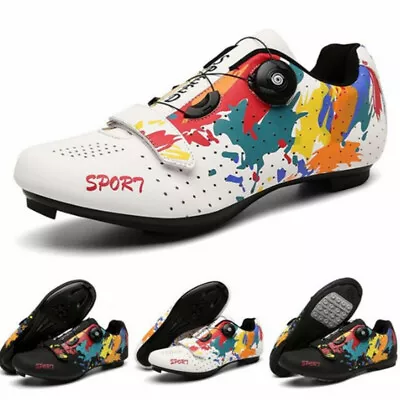 Self-Locking Road Cycling Shoes Men Athletic Mountain Bicycle Sneaker Bike Shoes • $57.44